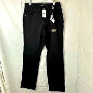 NWT Evans black jeans size 14